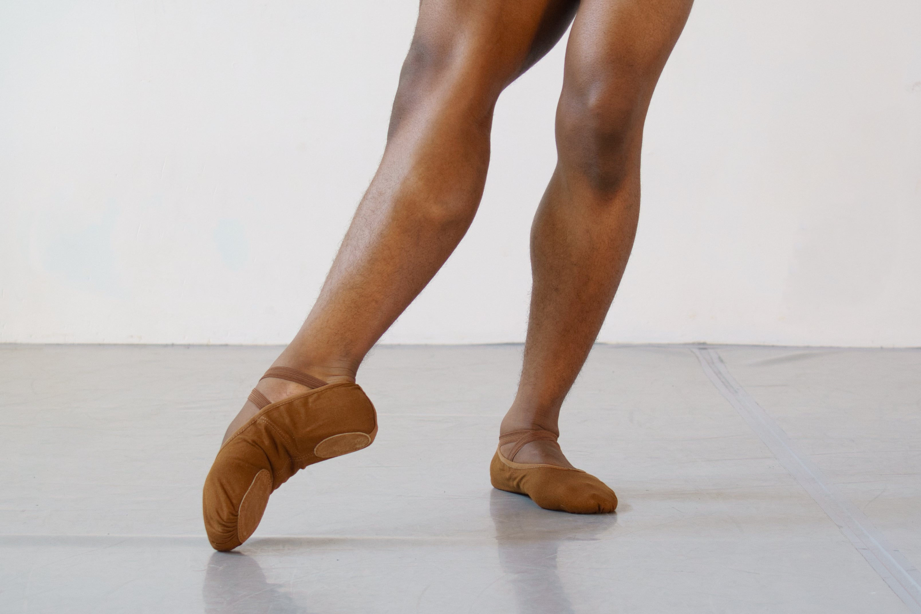 ORZA Pro 2.0 Cocoa Canvas Ballet Shoes for Men