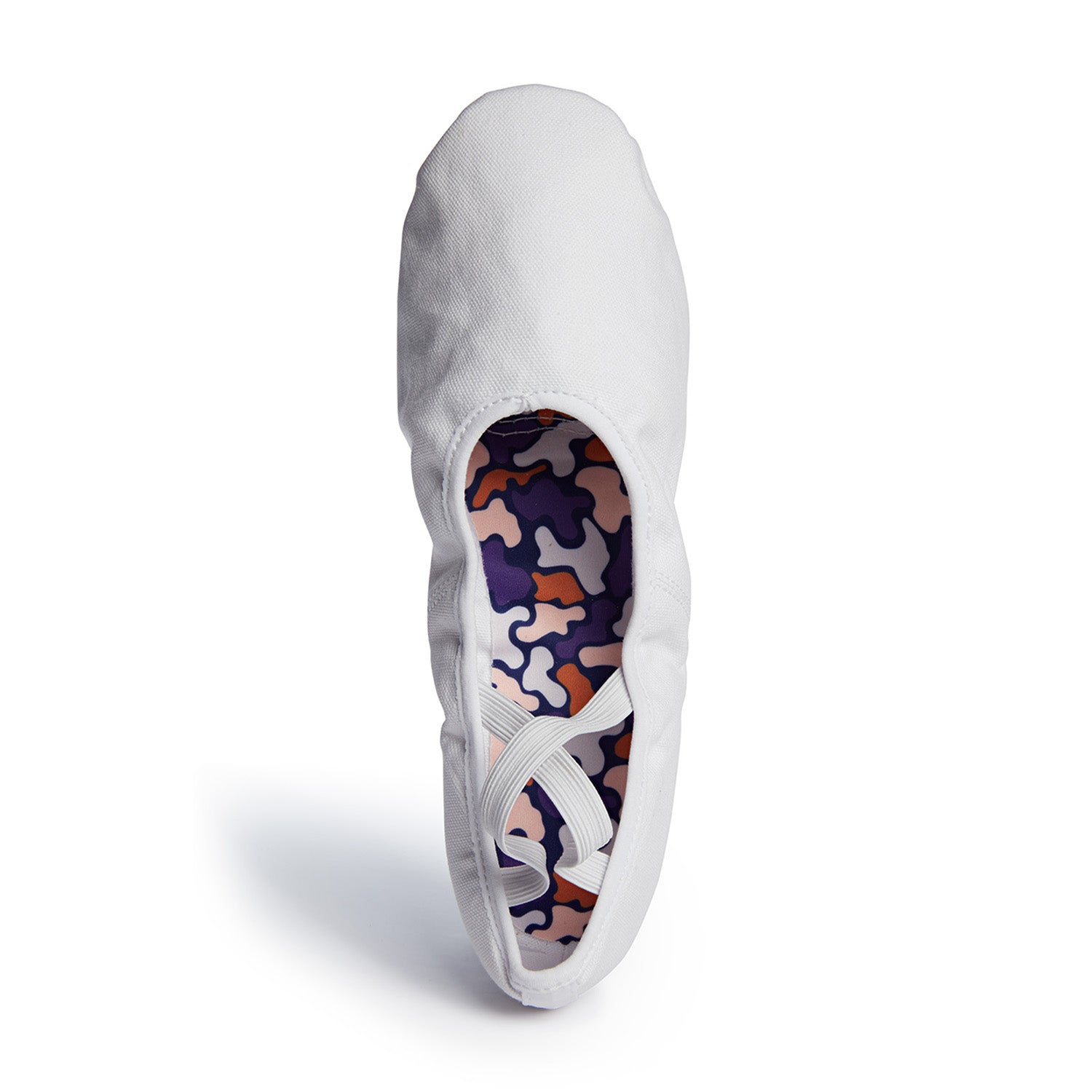 Orza Pro One Ballet Shoe Men's White Canvas