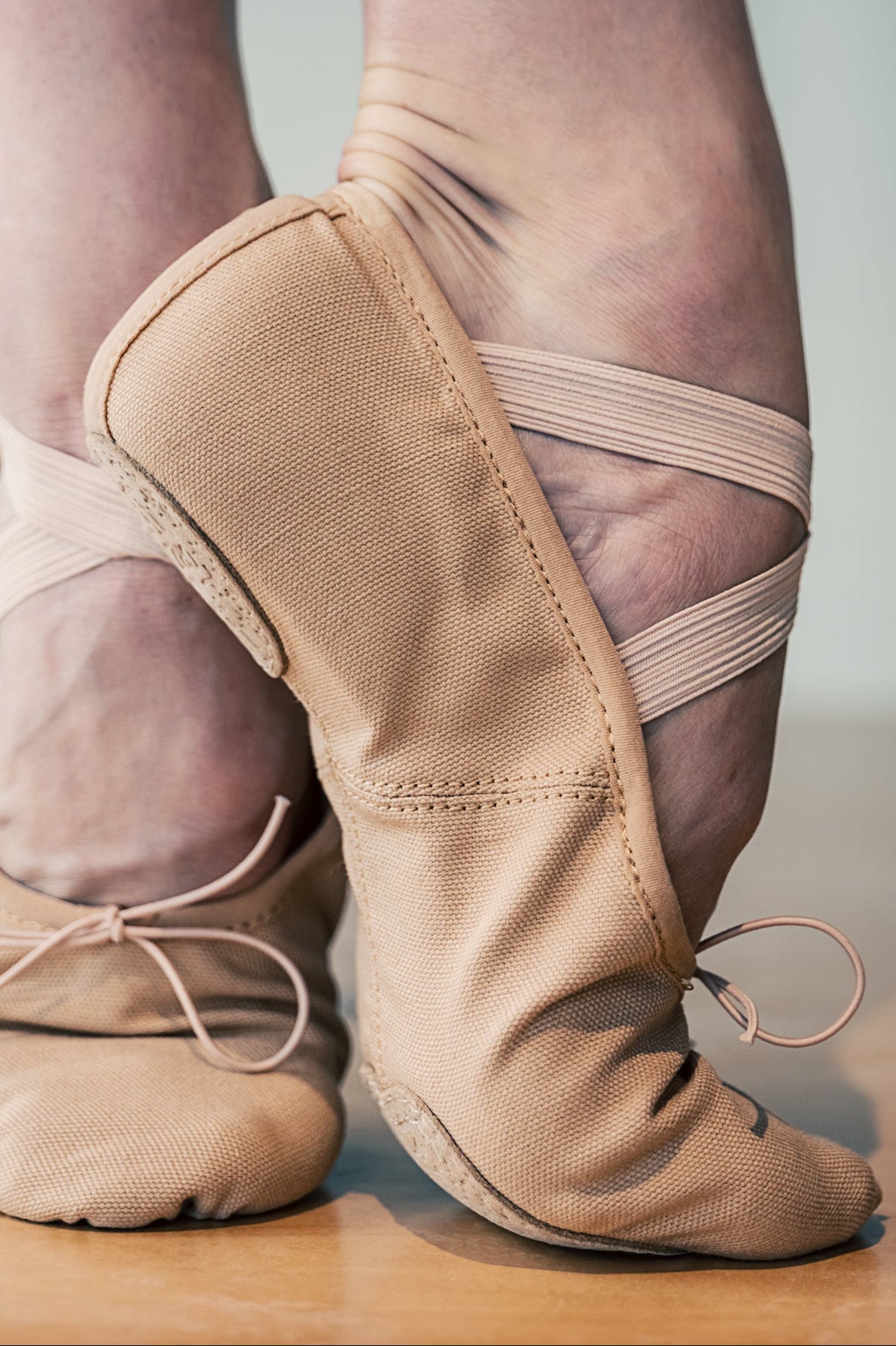 ORZA Pro 2.0 Women's Sand Canvas Ballet Shoes – Soft & Flexible